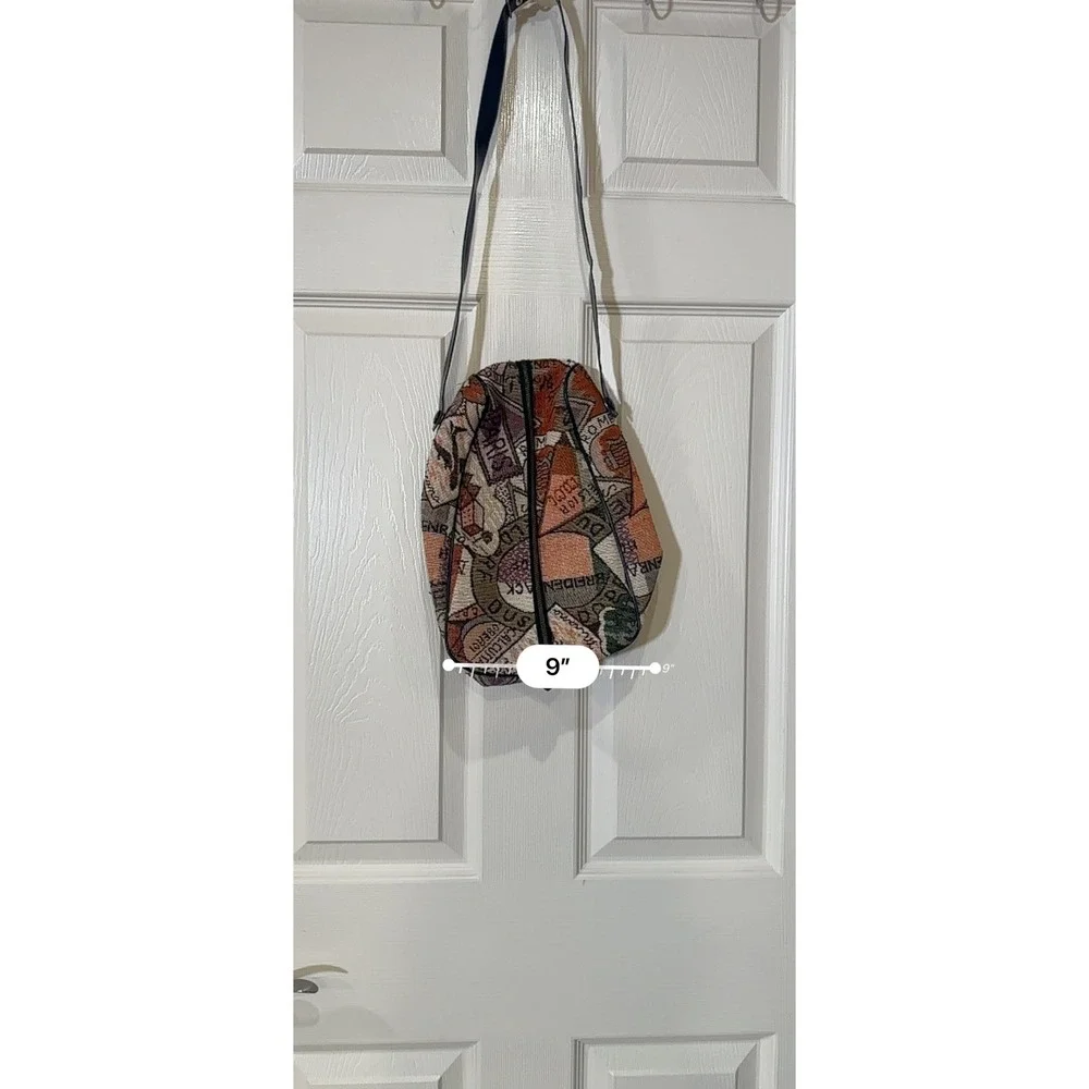 Vintage Tapestry Sling Backpack Travel Shoulder Bag Multi Color